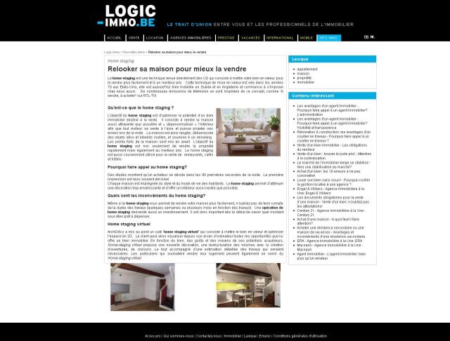 Logicimmo.be août 2012