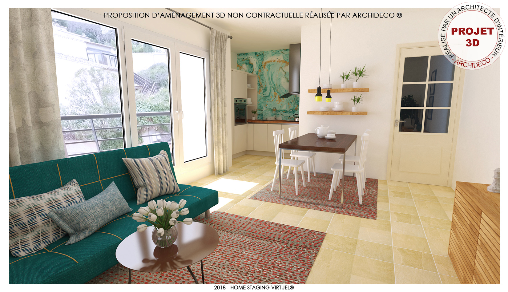 Visuel 4 - Osez la couleur turquoise chez vous !